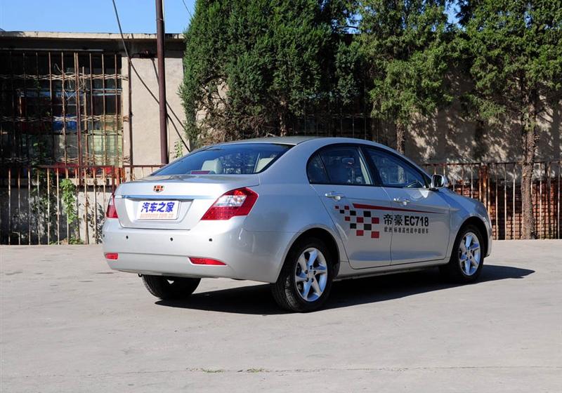 吉利汽车 帝豪EC7 2009款 1.8 MT豪华型
