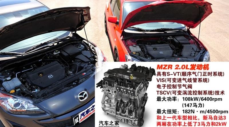 马自达(进口) 马自达3(进口) 2010款 两厢 2.0手动豪华型