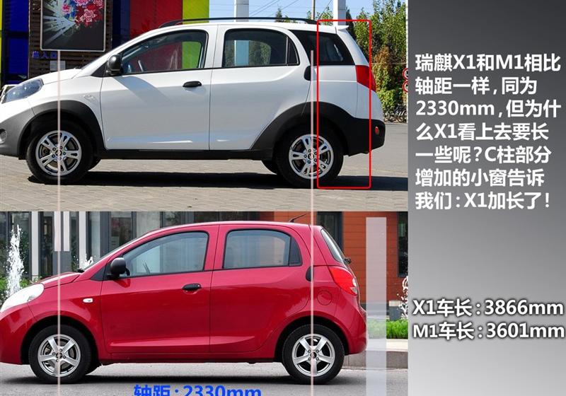 奇瑞汽车 瑞麒X1 2010款 1.3进化版手动舒适型