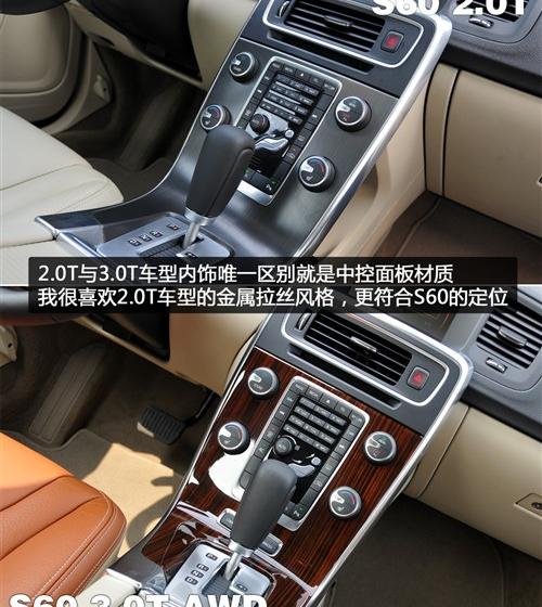 沃尔沃(进口) 沃尔沃S60 2011款 2.0T 智尊版