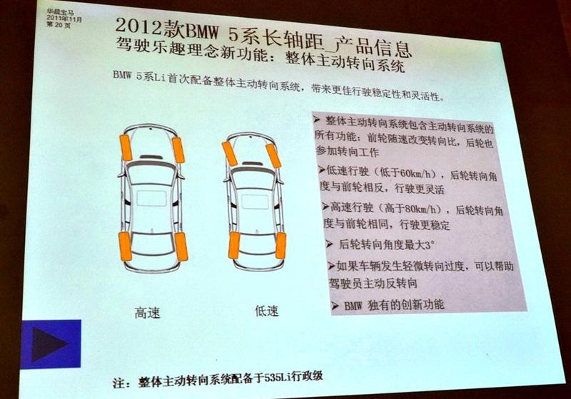 华晨宝马 宝马5系 2012款 520Li典雅型