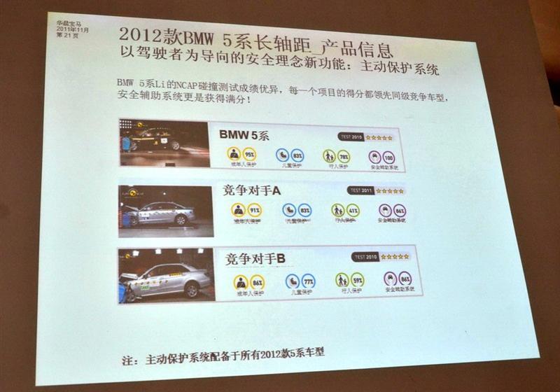 华晨宝马 宝马5系 2012款 520Li典雅型
