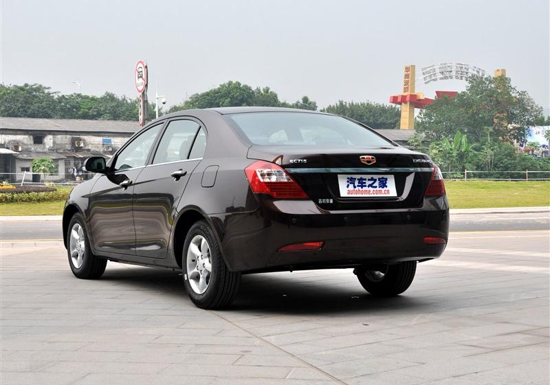 吉利汽车 帝豪EC7 2012款 1.5 MT 舒适型
