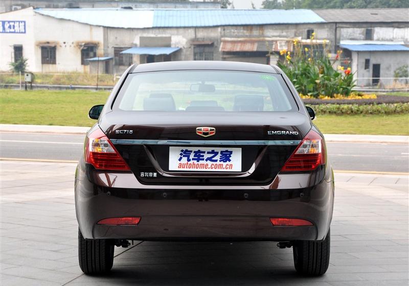 吉利汽车 帝豪EC7 2012款 1.5 MT 舒适型