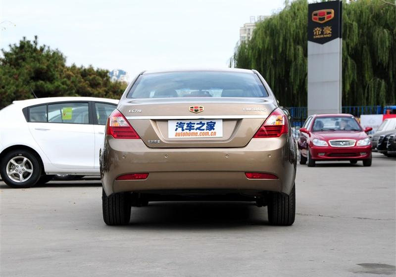 吉利汽车 帝豪EC7 2012款 1.8 MT 豪华型