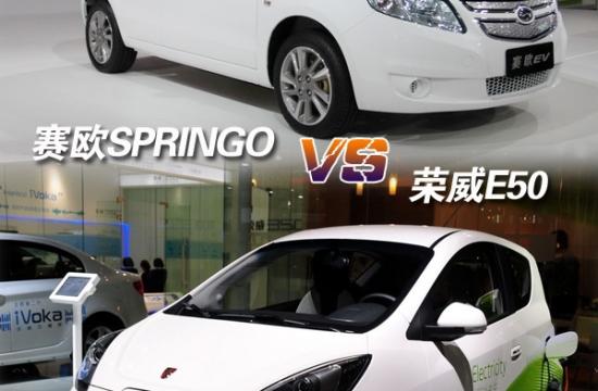 荣威E50/赛欧SPRINGO 上汽电动车型展示