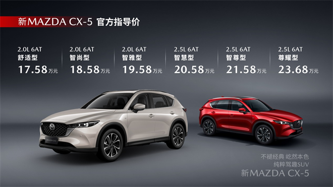 十年相伴再启新程 17.58万元起 新MAZDA CX-5正式上市