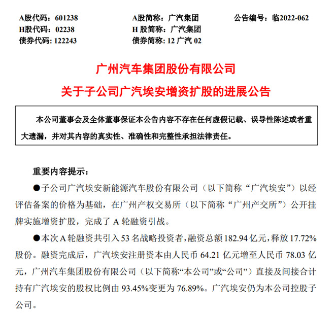 183亿超募，超千亿估值，埃安为什么引发全行业抢投