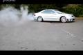 奔驰CLK63 AMG Black闲来无事也玩烧胎