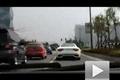 玛莎拉蒂GranTurismo马路中疯狂穿行