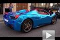 蓝蓝惹人爱 超炫电镀法拉利458 Spider