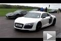 起步稍慢 458 Spider直线挑战R8 V10
